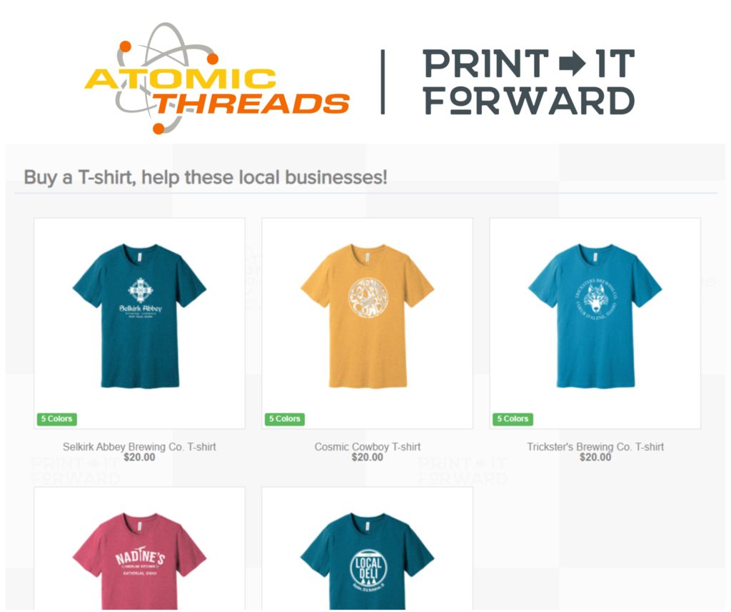 Friends!!! Our friends at Atomic Threads are trying to help local businesses effecte…